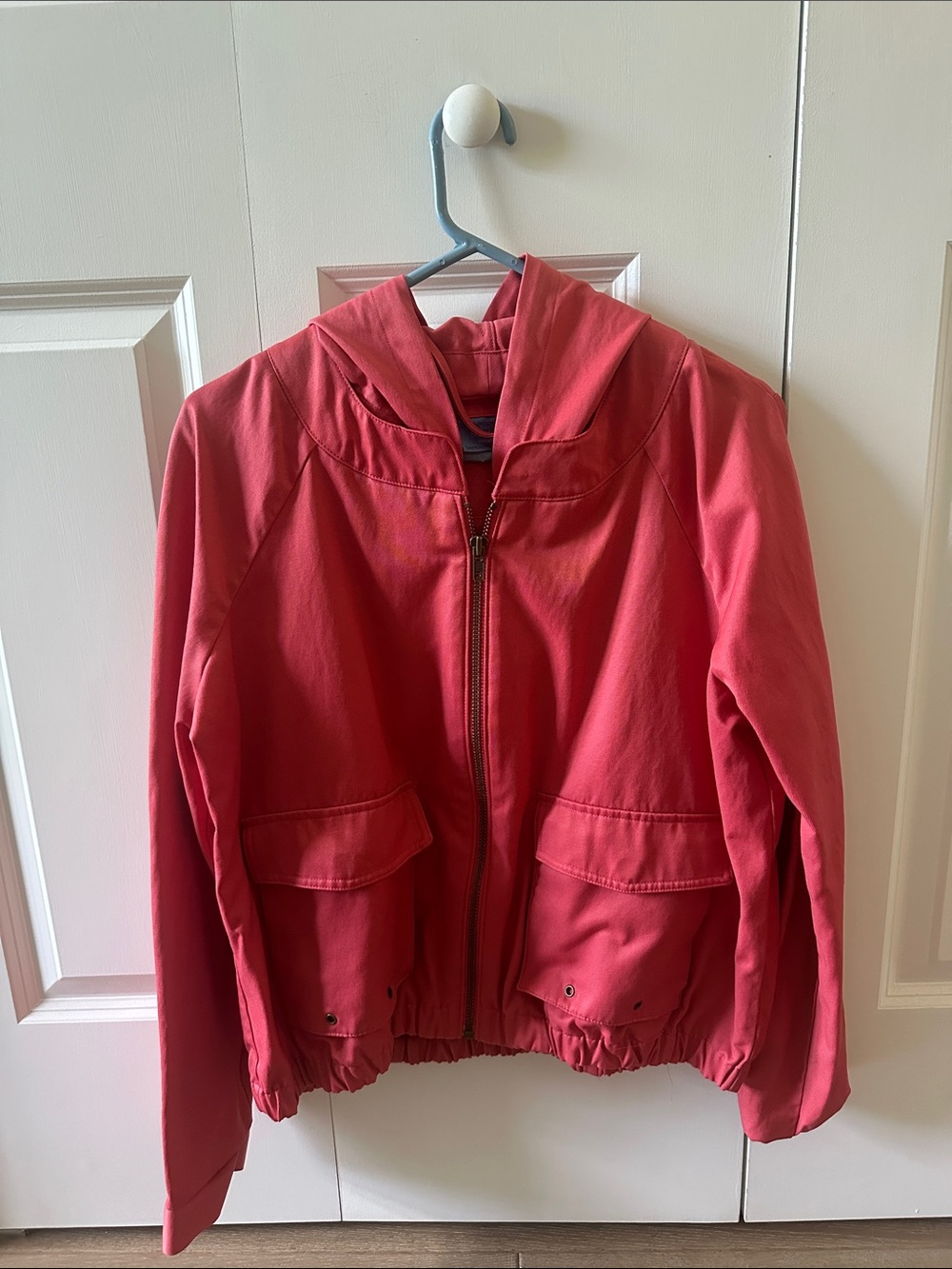 SimplyVera Coral Zip-Up Hoodie Jacket